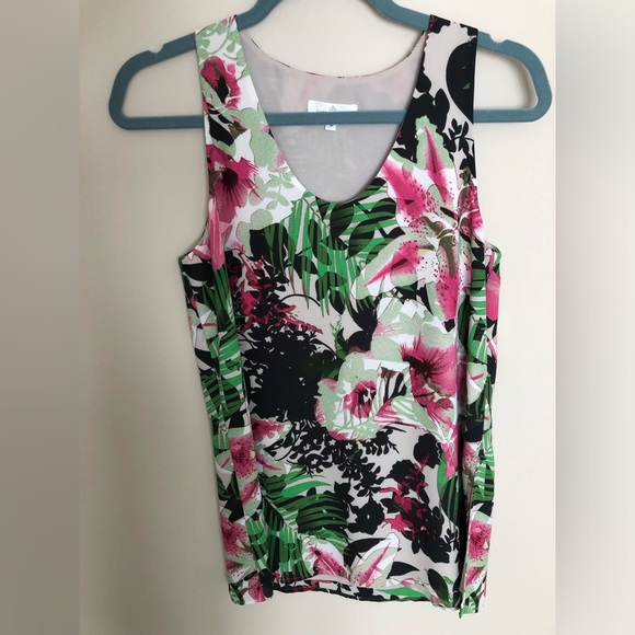 RW&Co Camber & Grace Tropical Print Cami - Picture 3 of 5